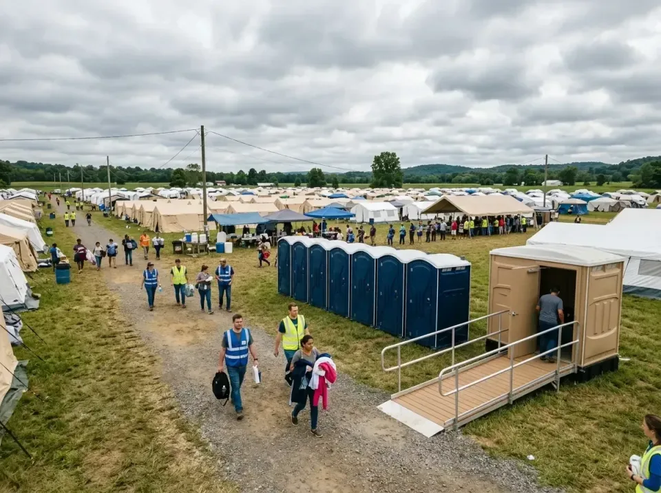 disaster-relief-camp-restrooms-010 — frequently asked questions, Dumpster & Portable Bathrooms Rental in Camdenton, MO